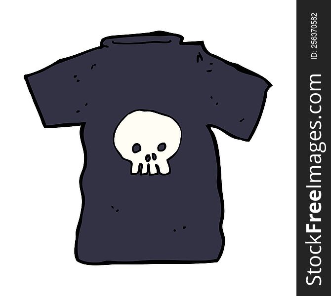 Cartoon Skull Tee