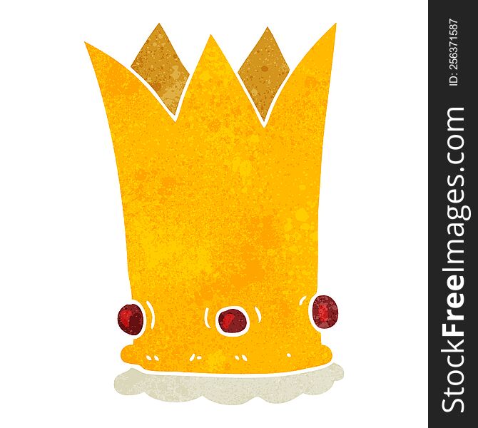 Retro Cartoon Crown