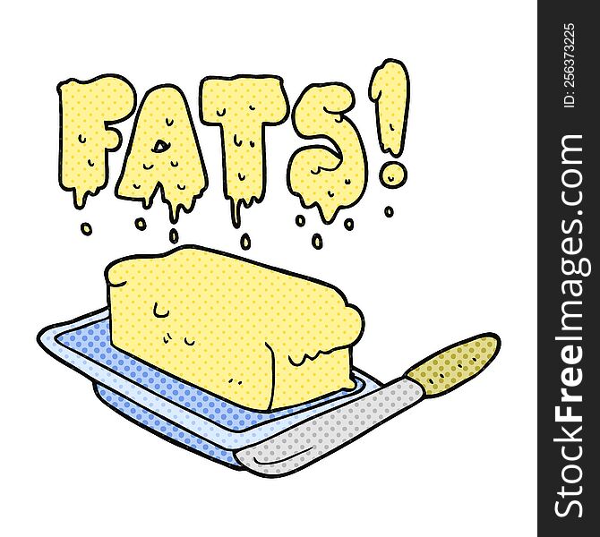 Cartoon Butter Fats