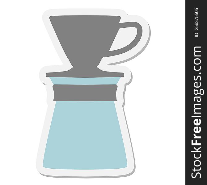 drip coffee maker sticker