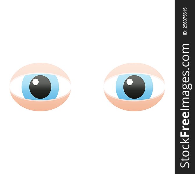 Staring Eyes Graphic Icon