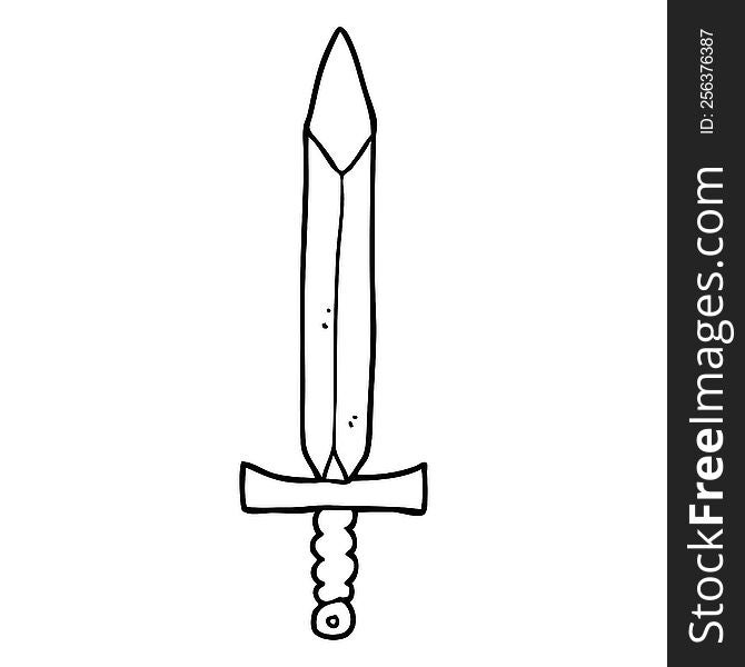 cartoon sword