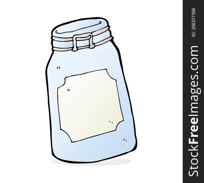 Cartoon Jar