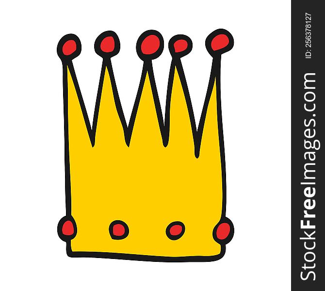 cartoon simple crown