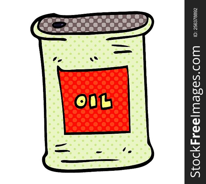 cartoon doodle olive oil