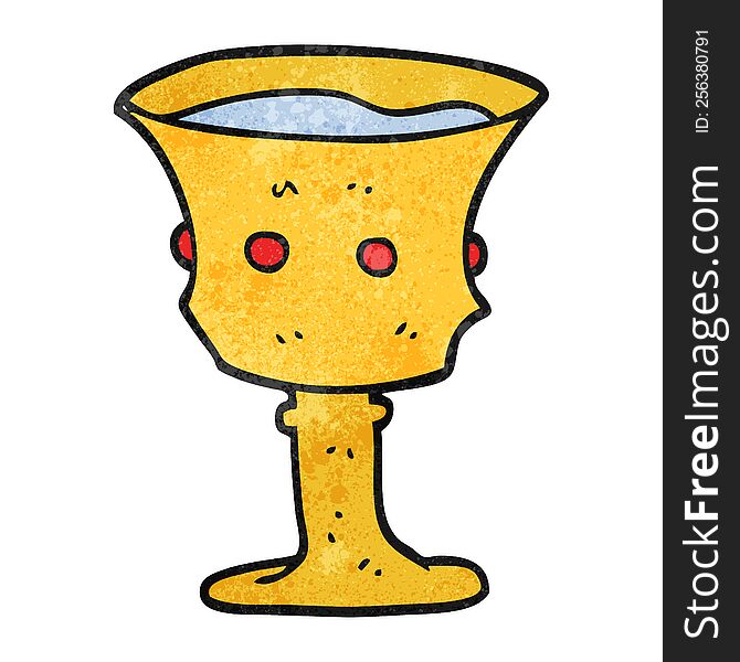 Textured Cartoon Medieval Cup