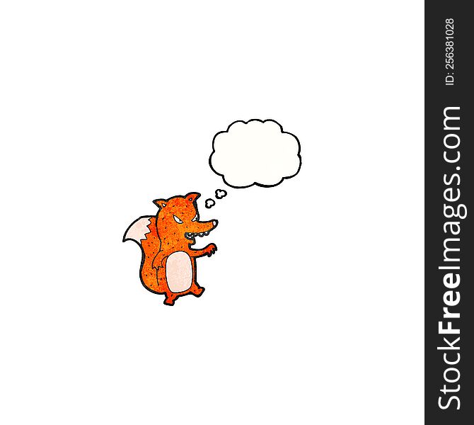 cartoon sly fox