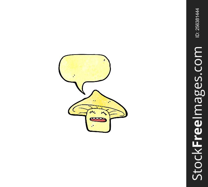 magic mushroom cartoon character
