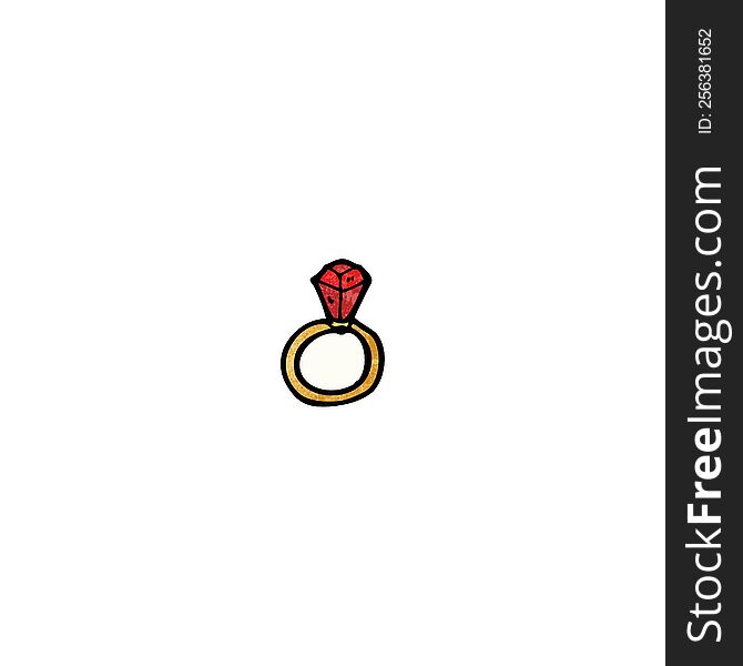 magic ruby ring cartoon