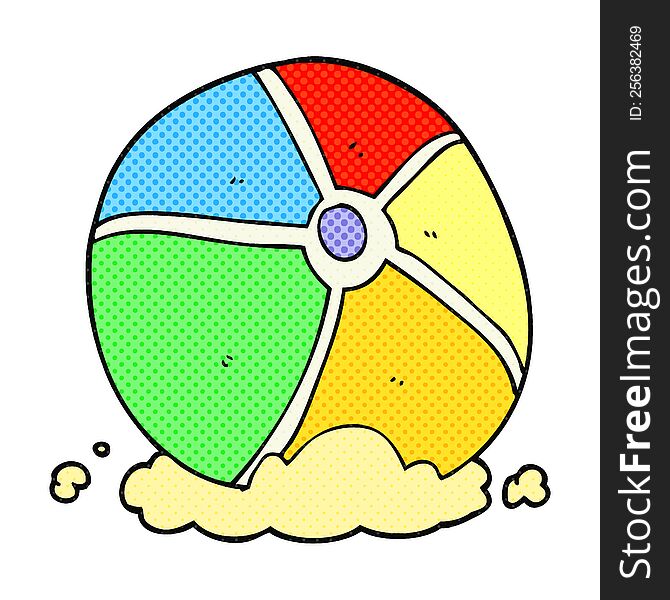 Cartoon Beach Ball