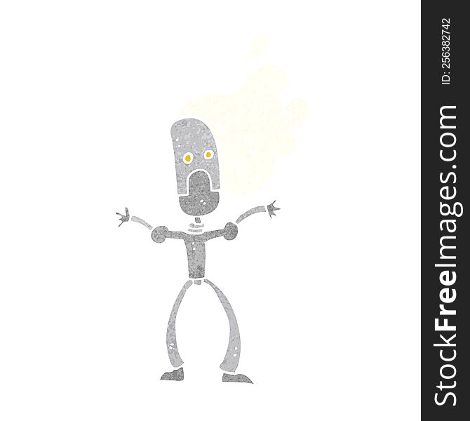 cartoon robot