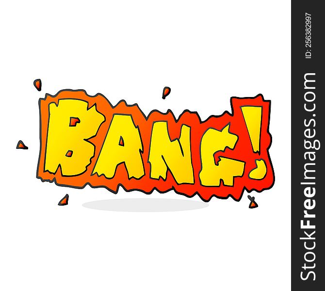 Cartoon Bang Symbol