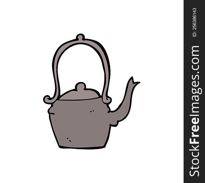 cartoon kettle