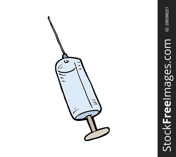 Cartoon Syringe