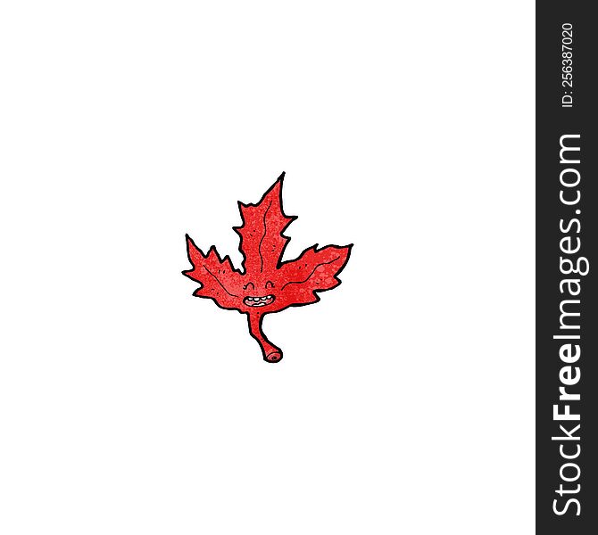red maple leaf cartoon character