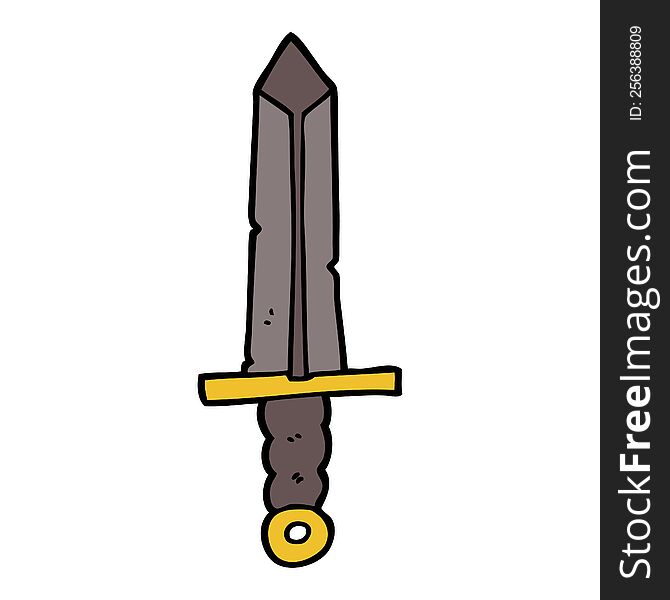 cartoon sword