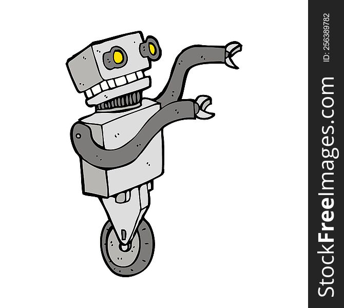 Cartoon Funny Robot