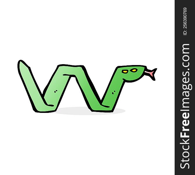 cartoon snake symbol