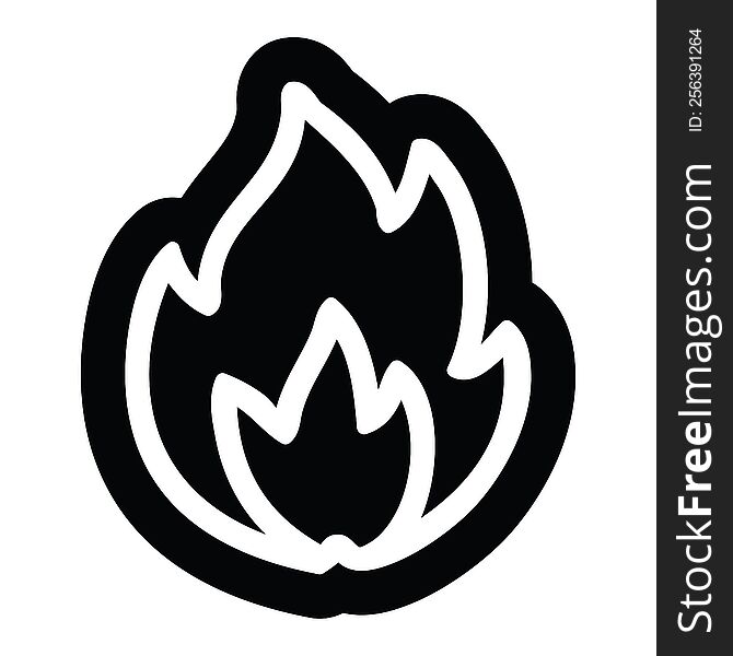 Simple Flame Icon