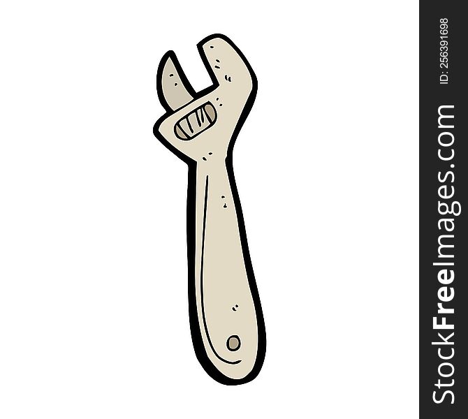 Cartoon Adjustable Spanner