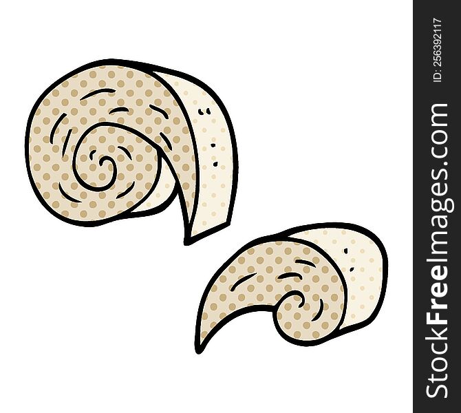 Cartoon Doodle Swirl Decorative Elements