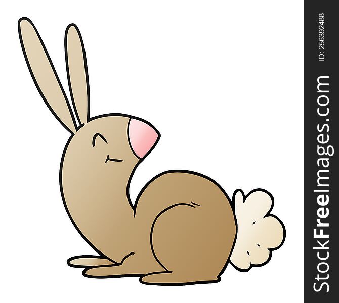 cute cartoon rabbit. cute cartoon rabbit