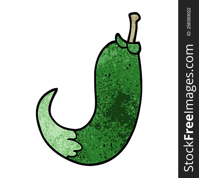 cartoon doodle chilli pepper