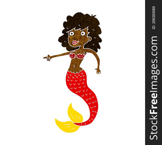 Cartoon Mermaid