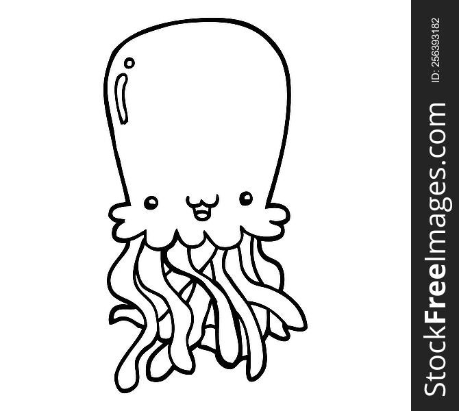 cartoon octopus