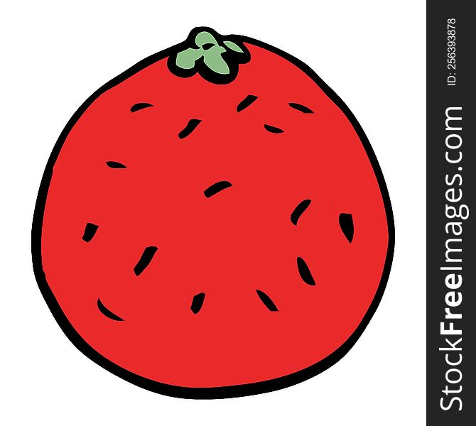 cartoon doodle tomato