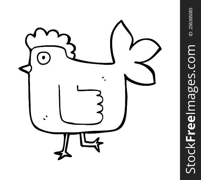 cartoon chicken