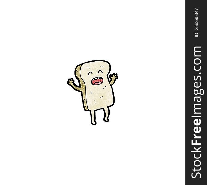 Sliced Bread Cartoon Character