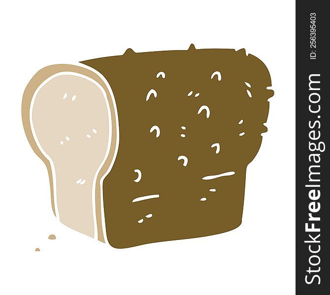 Cartoon Doodle Wholemeal Bread