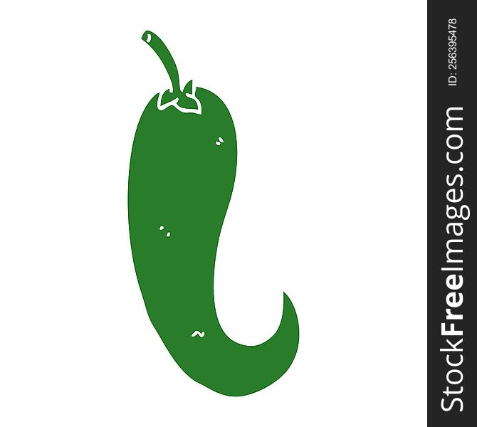 cartoon doodle chilli pepper