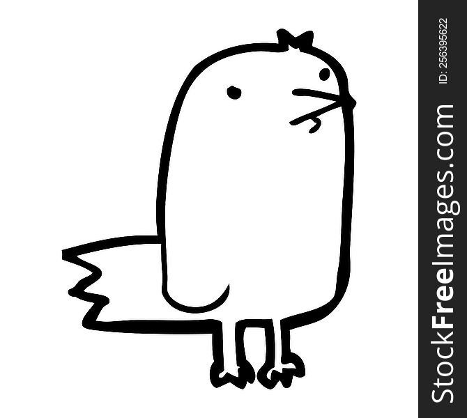 cartoon bird