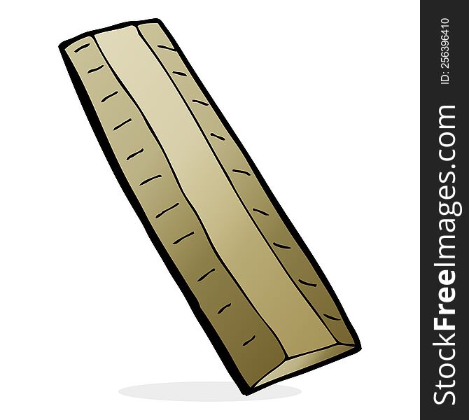 Cartoon Wooden Ruler