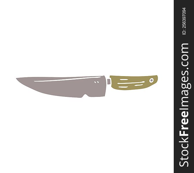 cartoon doodle kitchen knife