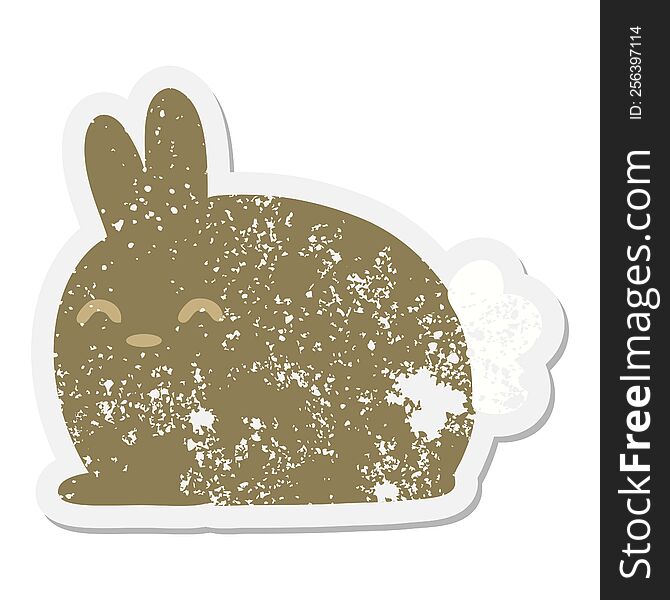 rabbit grunge sticker