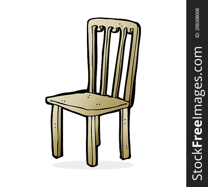 cartoon old chair