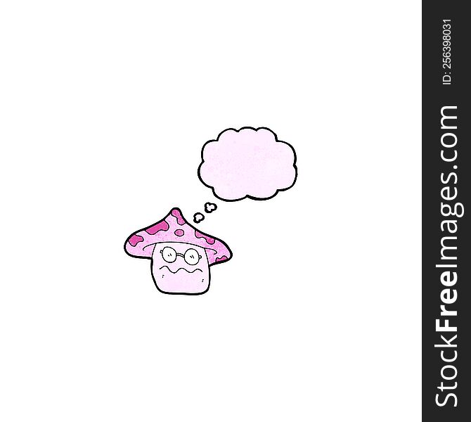 Magic Mushroom Cartoon Character