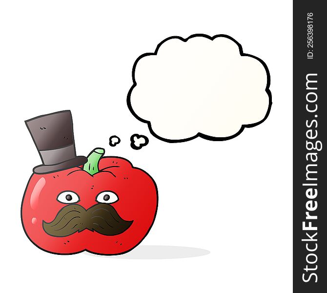 Thought Bubble Cartoon Posh Tomato