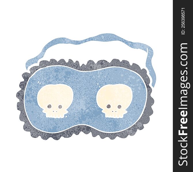 cartoon skull sleeping mask