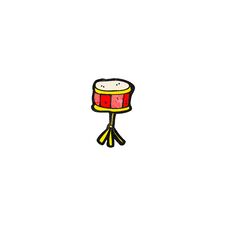 Cartoon Snare Drum Stock Photo Cartoon Snare Drum Stock Photo