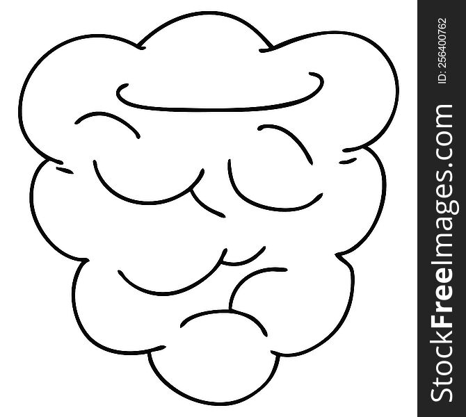 line drawing quirky cartoon raspberry. line drawing quirky cartoon raspberry