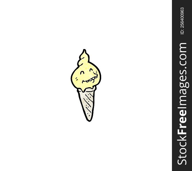 Cartoon Ice Cream Cone