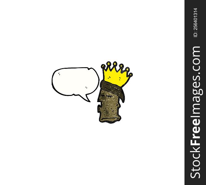 Kings Head Cartoon