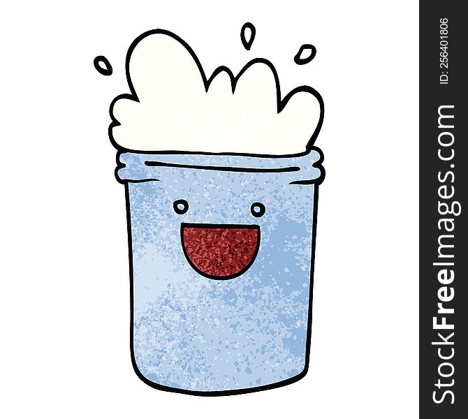 cartoon doodle happy drinks
