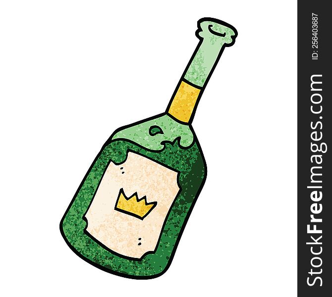 Cartoon Doodle Alcoholic Drink