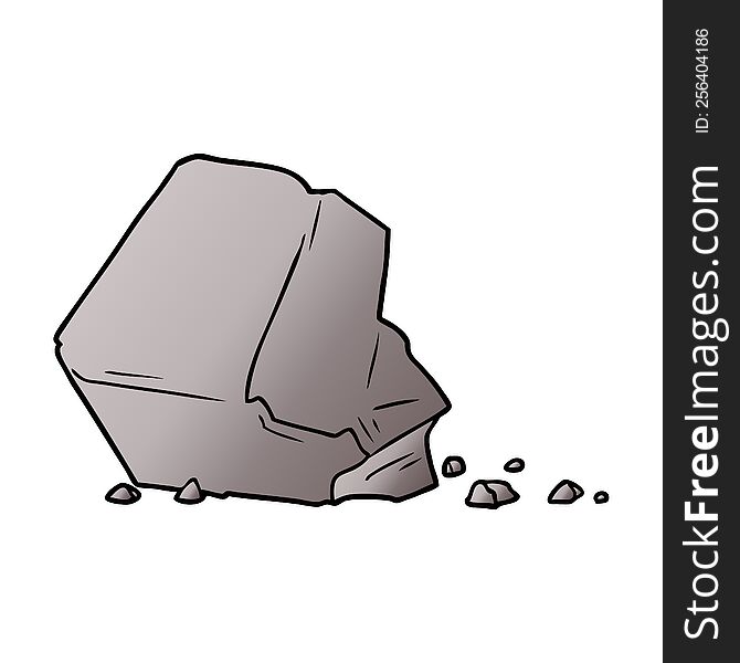cartoon large rock. cartoon large rock
