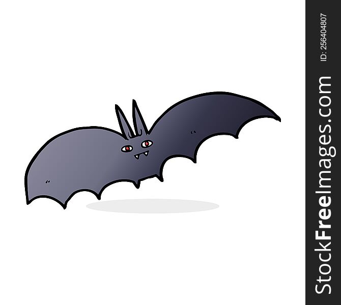 cartoon vampire bat